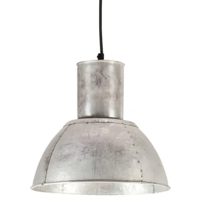 Immagine prodotto di vidaXL Lampada a sospensione 25 W argento rotonda 28,5 cm E27