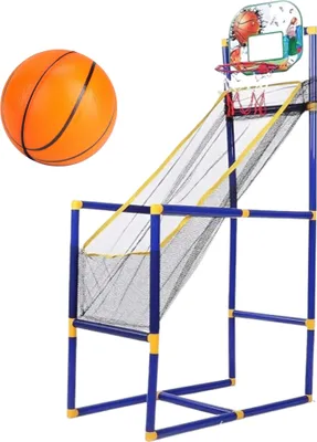 Obrázok produktu pre sada 2 mini basketbalových stojanov do detských izieb, 1 nafukovacia lopta, 1 pumpa + 3 mini basketbalové lopty - DUNKOBALL