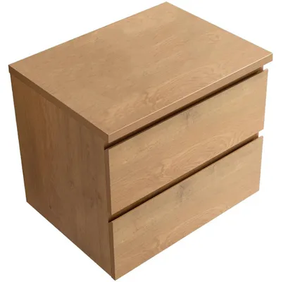 Produktbild von CERANO - Badezimmerschrank Carole + Waschtischunterbau Navira Pro - 36 mm - Honigbuche - 60x51,6x46 cm