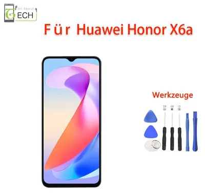 Produktbild von Für Huawei Honor X6A WDY-LX1 LCD Display mit Rahmen Touchscreen
