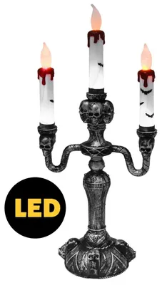 Produktbild von Gothic LED Kerzenständer - Halloween deko
