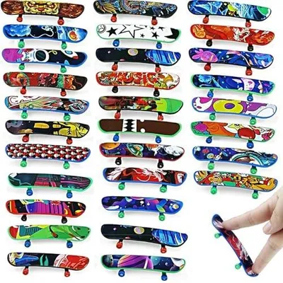 Zdjęcie produktu dla Deskorolka na palce zestaw 30 sztuk mini fingerboard dla dzieci