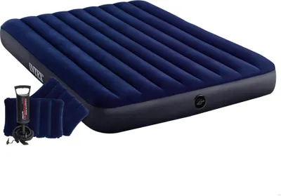 Obrázok produktu pre INTEX nafukovacia posteľ DuraBeam Classic Queen 152x203 cm s pumpou a súpravou vankúšov