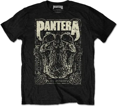Produktbild von Pantera - "101 Proof" T-Shirt für Herren/Damen Uni RO2646 (XXL) (Schwarz)