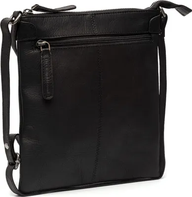 Image de The Chesterfield Brand Cuir sac à épaule bandoulière Oslo Shoulderbag Black noir