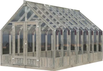 Produktbild von Palmako Gewächshaus / Pavillon / Glashaus Emilia 13,8  m² - 18 mm Grau kesseldruckimprägniert