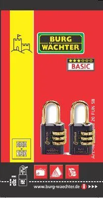 Obrázek produktu pro BURG-WÄCHTER 2er Set Duo 88 20 F SB