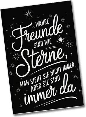 Produktbild von Wahre Freunde sind wie Sterne Souvenir Souvenir Magnet
