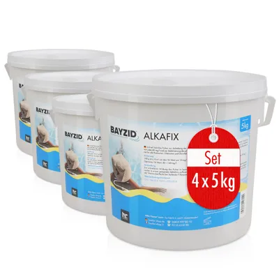 Produktbild von 4x 5 kg BAYZID® Alkafix zur Anhebung der Alkalinität (TA)
