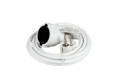 Produktbild von REV 0016020114, 2 m, Drinnen, Typ F, Type F (CEE 7/4), 1,5 mm², Weiß