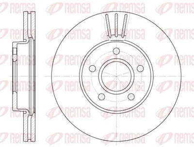 Produktbild von 2x REMSA Bremsscheibe 6710.10 vorne für FORD FOCUS III Turnier FOCUS III 278 1mm