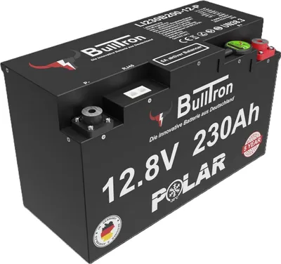 Produktbild von BullTron Polar 230Ah LiFePO4 Batterie 12,8V Smart BMS Camper Boot Solar