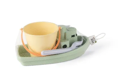 Produktbild von Dantoy Pastellboot und Sandspielset, 4-teilig.