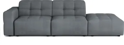 Produktbild von Emoebel24 Modulare Sofa Bergi rechts Dunkelgrau 262x102x70 cm