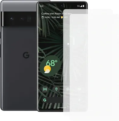 Produktbild von Zwei Stück (2x) Display-Schutzfolie Displayschutz-Glas 9H Glas für google Pixel 6 Pro