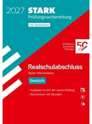 Immagine prodotto di STARK Deutsch - Realschulabschluss 2027 BW - Prüfungsvorbereitung inkl. Basistraining