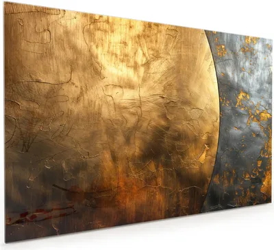 Produktbild von Küchenrückwand Spritzschutz Glas mit Motiv Metallische Textur 40 x 40 cm