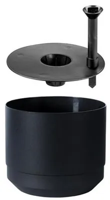 Produktbild von orthex Blumentopf PAULINA Durchmesser: 200 mm schwarz