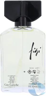 A bottle of Guy Laroche Fidji eau de Toilette for women.