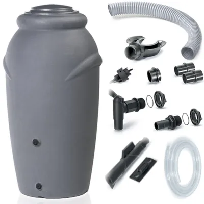 Produktbild von Set Aquacan 210 L Regenwassertank + Anschluss-Set für Regenwassertanks Icanset 1 + Icanset 5
