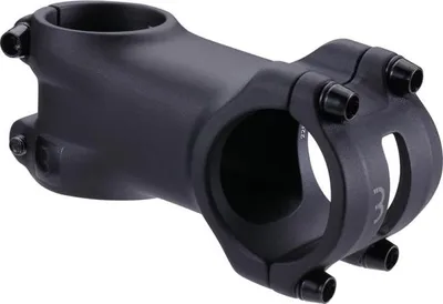 Image de Potence de vélo de route BBB Cycling Road Force +/-7D 35 noire, 60 mm – potence légère pour vélo de route.