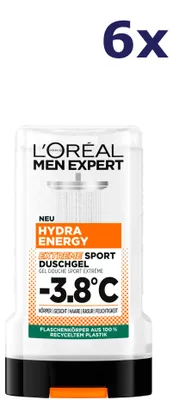 Produktbild von 6x L'Oréal Paris Men Expert Hydra Energy Extreme Sport douchegel 250ml