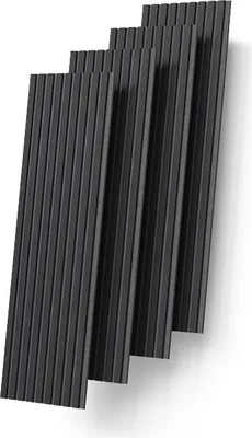 Immagine prodotto di Pannelli a parete Livinity Grivola Nero 4 pezzi, Model 59283