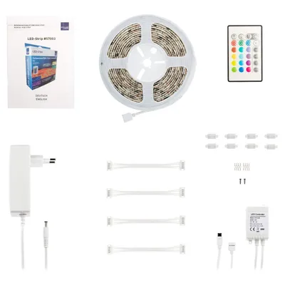 Immagine prodotto di Müller-Licht LED Strip Basic Set 8W IP20 3m 120lm RGB con telecomando
