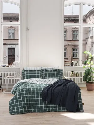 Immagine prodotto di L'Essentiel Linge de Maison, Casual - Green, Set di biancheria da letto, verde, 100% COTONE RANFORCE, 200 x 220 cm