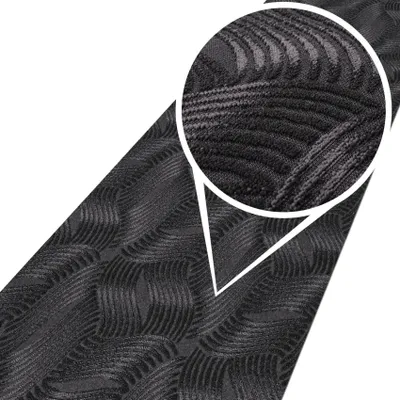 Produktbild von Flurläufer Premium Küchenläufer Teppichläufer Textil JULIANNA Anthrazit Wellen Robust Breite 67cm Länge 120cm