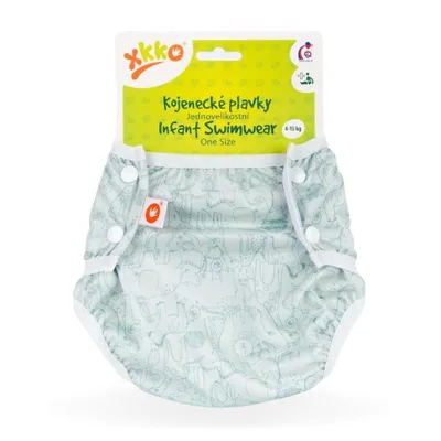 Produktbild von Baby-Badeslip XKKO One Size - Safari Granite Green