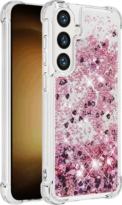 Produktbild von Samsung Galaxy S26 Hülle - Coverup Liquid Glitzer Back Cover - Roségold