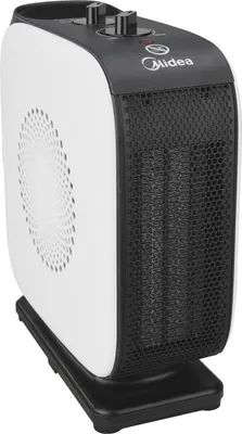 Produktbild von Midea NTY15-19CA, Elektrischer Raumheizlüfter, Forced convection, Drinnen, Flur, Weiß, Schwarz, 1500 W