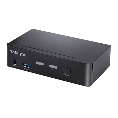 Produktbild von StarTech.com 2 Port USB C KVM Switch, KVM Umschalter