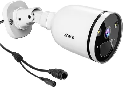 Produktbild von Überwachungskamera Außenbereich, Intelligente Erkennung, Nachtsicht und Einfache Installation, 1-tlg., 2.4/5GHz 4MP 2K WLAN, mit Spotlight