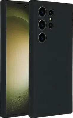 Image de Accezz Liquid Silicone Backcover pour le Samsung Galaxy S24 Ultra - Noir