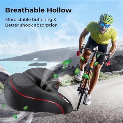 Produktbild von Famanu Fahrradsattel Ergonomisch - Extra breit und komfortabel
