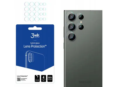 Obrázok produktu pre Sklo na objektív fotoaparátu Samsung Galaxy S23 Ultra - 3mk Ochrana objektívu