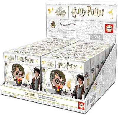 Produktbild von Educa 19498 Puzzles Minifiguren 3D Harry Potter 6x2ass (MQ12)