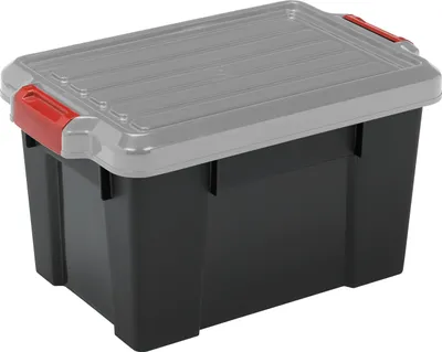 Produktbild von IRIS OHYAMA DIY Box SK-700, schwarz-grau-rot 6188
