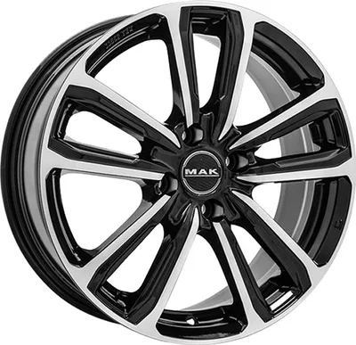 Produktbild von Alufelge Mak Magma 6X15 4X108 Et 32 Black Mirror