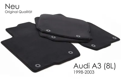 Immagine prodotto di Tappetini adatti per Audi A3 S3 8L  velours 4 pezzi neri NUOVO