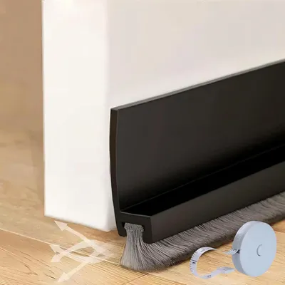 Obrázok produktu pre Dverové tesnenie s kefou 100 cm, šírka 53 mm, samolepiace, pre dvere