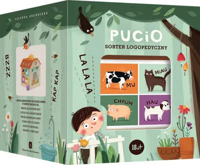 Zdjęcie produktu dla NASZA KSIĘGARNIA Pucio. Sorter logopedyczny 03782