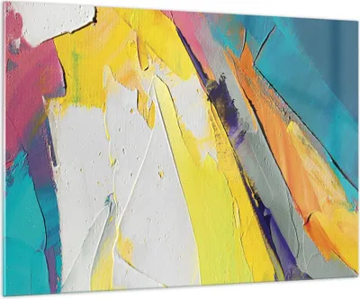 Produktbild von Bilder auf glas - Einteilig - Deadlock Farben dreidimensional - 100x70cm - Glasbilder - Wandbilder - Bilder - Wanddekoration aus Glas - Glas Bilder - Wandbild auf Glas - GAA100x70-4871