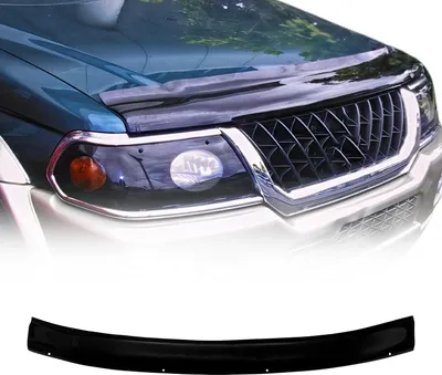 Image de Déflecteur de capot pour Mitsubishi Pajero 1998-2008 Foncé