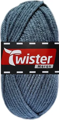 Produktbild von 100 Gramm Twister Meran aus 100 % Polyacryl 54 Jeansblau