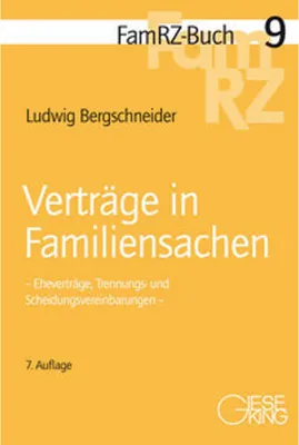 Obrázek produktu pro Verträge in Familiensachen