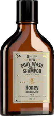 Produktbild von Men Whisky Body Wash und Haar- und Bartshampoo 3in1 Honey 330ml