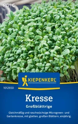 Produktbild von Kiepenkerl Kressesamen Großblättrige Lepidium sativum 1-2 m²